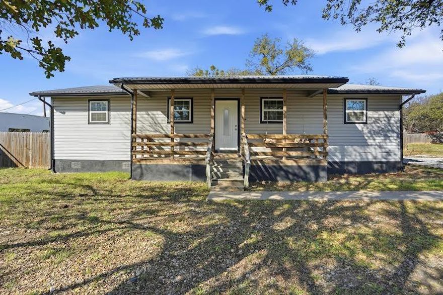 Great 2-2 country home on 0.34 acres! Beautiful Oaks provide shade for front and back yards, both with covered porches. From the front porch swing, there is a great view of the large ranch and hills across the street.  Enjoy entertaining on the back deck, with the wooden privacy fence providing seclusion. The home was stripped down to the studs and remodeled in 2019 with new wiring, plumbing, cabinets, windows, paint, flooring, tiled showers.  Granite counters and tile flooring in kitchen.  Both bathrooms have tile flooring, with tub & shower combos. Wood laminate is throughout rest of home. House has great storage with cabinets in both the kitchen and laundry room, and a large walk-in closet in the master bedroom. Located in Granbury, southern part of Parker County, just about 15 minutes to downtown Granbury, and 25 minutes to Weatherford.  Lots of tourist activities and shopping at both cities! Lake Granbury has boating and several beach areas to enjoy the water.  Enjoy country life just a short drive from the city!