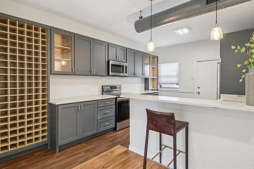 Fully remodeled condo in an unbeatable North Dallas location! This stylish 2-bedroom, 2-bath unit features modern updates throughout, including luxury flooring, updated kitchen with stainless steel appliances, and sleek, contemporary finishes. Enjoy resort-style living in a community with four pools, an onsite HOA office, and full-time property manager. The monthly HOA dues cover all utilities, high-speed internet, building insurance, complete maintenance—including repair or replacement of the HVAC system—plus landscaping and structural coverage. Situated near top shopping and dining spots including Whole Foods, Tom Thumb, Starbucks, Shake Shack, Eatzi’s, and Fish City Grill. This is low-maintenance living at its finest in a prime location near major thoroughfares. All information deemed reliable but not guaranteed. Buyer and buyer’s agent to verify all information.