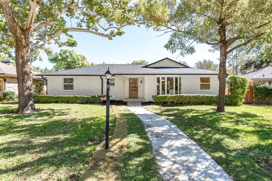 WELCOME HOME! 
This beautiful home is a completely remodeled gem in Buckner Terrace! This thoughtfully updated home combines modern comfort and timeless style, featuring a spacious floor plan and high-end finishes throughout.

Step inside to discover a bright and inviting dining area and to a flexible office space—perfect for working from home. A convenient half bath sits just off the main living area for guests.

The chef’s kitchen is a showstopper with sleek quartz countertops, a gas range, and updated slow-close cabinetry—ideal for entertaining and everyday living. This opens up to the main living area featuring a gas fireplace and access to the backyard. 

The primary suite offers a true retreat, complete with two closets, dual sinks, and a luxurious en-suite bath featuring a walk-in shower and tub.

Enjoy year-round outdoor living on the covered patio with a cozy fireplace, perfect for relaxing or hosting gatherings.

This home also includes brand new windows throughout, a new wood fence in backyard, and completed foundation work with a transferable warranty, giving peace of mind for years to come.

Don’t miss this move-in-ready home that blends quality, comfort, and convenience in a great Dallas location!