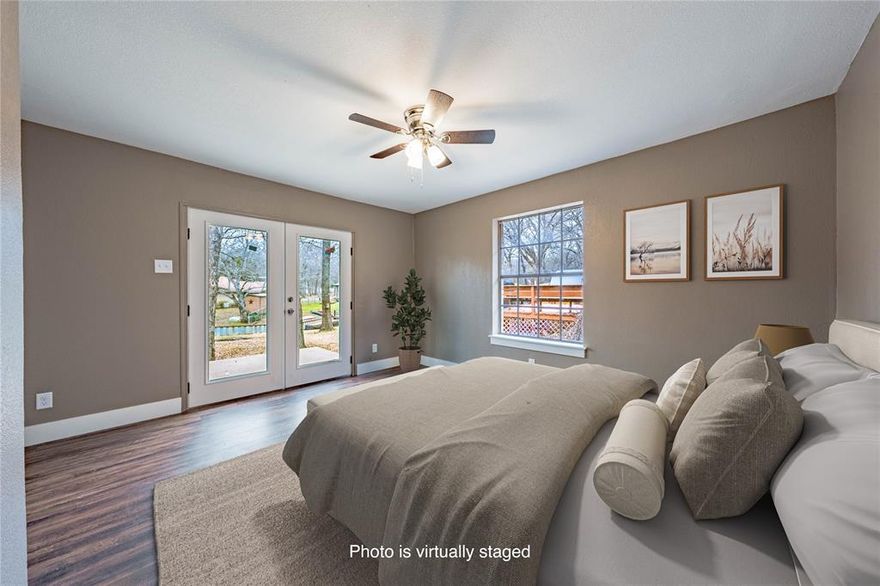 Discover your dream home in the heart of Gun Barrel City, TX! This renovated 3-bedroom, 2-bath waterfront gem on Cedar Creek Lake features new cabinets, granite countertops, and luxury flooring. Enjoy a flex space, a serene backyard with shade, and easy access to shops, schools, and a boat ramp. Perfect for summer gatherings or as a VRBO retreat!--