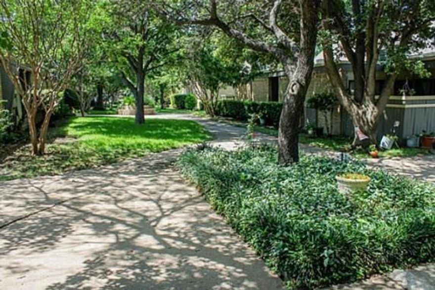 Large, fenced patio in front leads you to this charming renovated end unit Condo with spacious living area, galley-style kitchen, one Bedroom & one Bath. Numerous updates include new paint, flooring, appliances, light fixtures, ceiling fan, double pained windows, blinds, front door and fence. The unit comes with one covered assigned parking space and is a 1 story ground level condo . You will enjoy the well maintained grounds, great trees, community pool and on-site nearby laundry facility. Numerous updates are currently in process to all the buildings in the community.