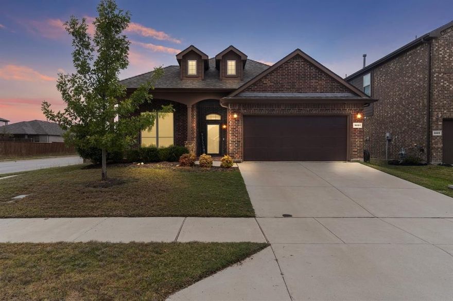 There’s a difference between a house you live in and a home that supports the way you actually want to live. This one does the latter.

Imagine slow mornings on the covered front porch with coffee in hand. Evenings shift naturally to the enclosed back porch, protected from the elements, where conversations linger a little longer. Step beyond that to the pergola-covered patio, complete with a gas line ready for your grill. This isn’t an afterthought backyard. It’s a space designed for hosting, relaxing, and being present.

The garage extends the lifestyle even further. With a clean epoxy floor and a pull-down screen that invites fresh air in while keeping insects out, it transforms into flexible space for projects, workouts, game nights, or an additional hangout area. High-level security screens on every window and the back doors provide an added layer of protection without sacrificing airflow, allowing comfort and peace of mind to coexist. Solar panels add another layer of smart living, helping reduce monthly electricity costs and providing long-term energy savings.

Inside, the 3-bedroom, 2-bath layout flows comfortably across 1,686 square feet. Every room connects in a way that feels natural and functional, making daily routines easier and gatherings feel effortless.

Beyond the front door, the community continues the story. An elementary school sits within the neighborhood, along with a pool, playground, basketball court, walking trails, and expansive green spaces that invite evening strolls and weekend activity. And when you need to head out, you’re just 10 minutes from HEB, Costco, Target, dining, and entertainment, while being only one light away from the highway for easy commuting.

Situated on a corner lot, this home offers space, presence, and convenience in equal measure. It isn’t just about square footage. It’s about how your life unfolds within it.

Ask about special financing options to make this home more affordable.