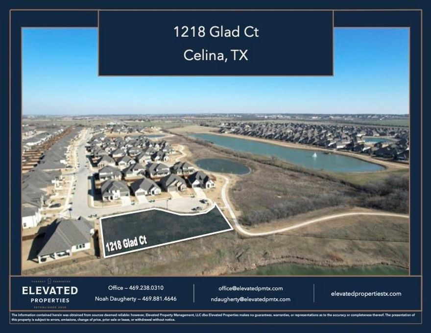 Don’t miss out on a rare, oversized lot near downtown Celina ready to start building! This property checks the box on location with it being around the corner from the future Methodist hospital in Celina and the DNT, in the Greenway Development. This property is perfect for someone who enjoys their privacy as it is at the end of a cul-de-sac and only has a neighbor on one side. The other side of the lot opens up to gorgeous green space and walking trails. Enjoy backyard living and entertaining with your back property line butting up to a 5 acre pond with a fountain. If you are looking to build in Celina this is a prime, one of a kind location!