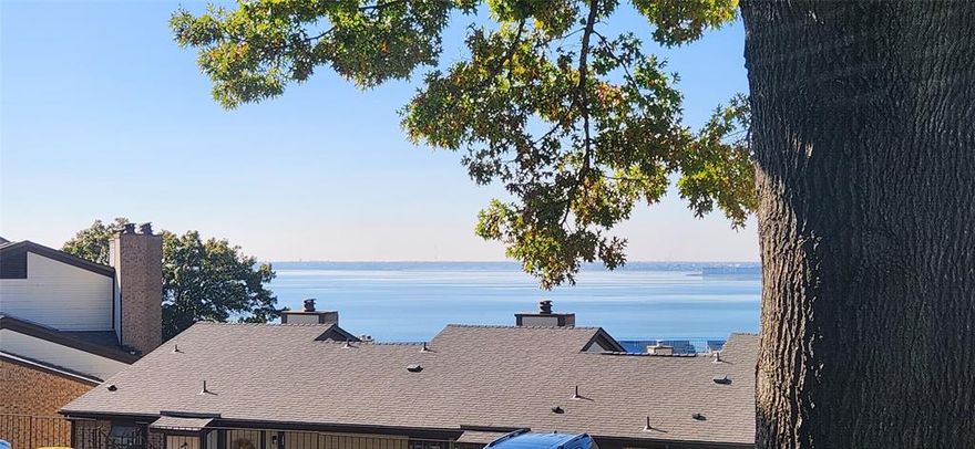 Recently updated condo with fresh paint and updated fixtures.  Fabulous views of the lake and Dallas skyline. Watch the sunsets or enjoy coffee on the deck. Easy access to I30, shopping and the Harbor. Easy golf cart ride to the Harbor for lakefront entertainment, music, restaurants and more.
Don't miss out.