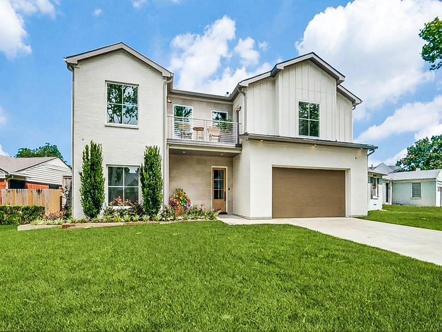 New construction by Fifer Custom Homes in Midway Hollow ready for immediate move in! With its spacious layout and exquisite design, this home offers the perfect blend of luxury and comfort. Boasting 4729 SF, the property offers spacious dimensions in all the right places. The floor plan is anchored by a gourmet kitchen open to a spacious living room with beautiful views of the backyard. The owner’s suite is on the main level with French doors to the backyard and features a spa-like bathroom with an impressive walk in closet. Four additional guest suites are located upstairs along with an oversized game room and oversized second laundry room. Designer details can be found throughout from the light fixtures to the hardware accents and tile selections. An oversized backyard has a large covered patio ideal for outdoor entertaining. Plenty of room to add a pool and finish the yard as a private retreat. Surrounded by renovations and new builds, this property is ideally situated close to the best private schools that Dallas has to offer and all the shopping and restaurants that make this a sought after location. The property comes complete with a builder's warranty and the confidence of buying from a reputable builder with a long history creating beautiful homes in Dallas.