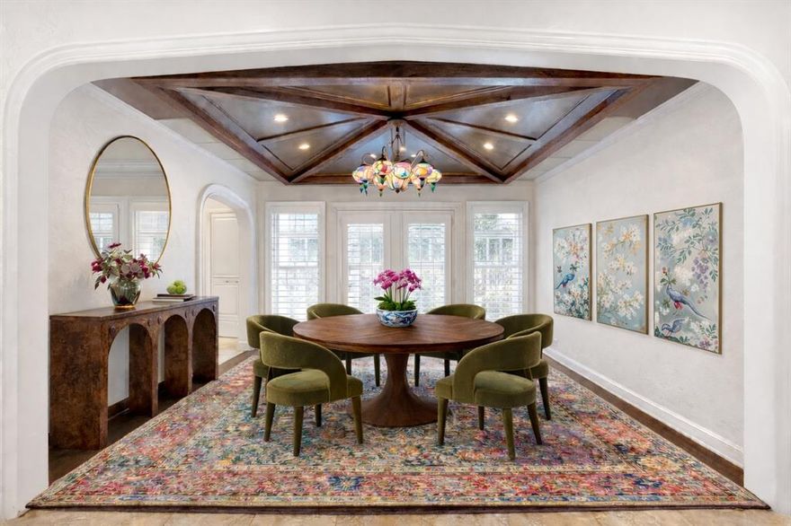Fresh off a year-long addition-renovation, this beloved home is ready for its next chapter now that the owners found a dream job elsewhere.  Owned by only 2 families since 1935, she now has ample room (nearly 4K SF!), but still maintains that 1930s storybook charm.  As Dr. Who would say, 'It's bigger on the inside.'

Please note that this family loves color and chose accordingly in their renovation last year.  We have a bid to take the entire home to a neutral tone of Buyer's choosing (Sherwin Williams Alabaster is a beauty) by an exceptional contractor, whether pre or post-closing.  Certain photos are shown in the neutral tone, followed by existing paint color to help buyers envision their own taste on this stunning historical home. 

The 2025 addition brought two new upstairs bedrooms, a full bathroom, an upstairs den with incredible skylight (the 'Nest'), formal dining room (the ceiling woodwork!), laundry room, new stairwell, HVAC, gutters, turfed side yard, NEW ROOF, and—yes—a bookcase-turned-secret passage, because homes should still have a little magic.  

Reimagined with the detail and budget meant for a forever home, this is a fabulous opportunity for someone who appreciates a more traditional style in the special neighborhood of Cochran Heights, sprinkled with the famed architecture of Charles Dilbeck.

Entertaining is so fun here - the new wet bar (wine fridge + kegerator), alongside a huge kitchen equipped with a gas stove, double oven, and 2 sinks. Don't miss the home brewery (designed with options - it could be a dog wash or storage space).  

Parking is ample with an oversized two-car rear garage (583 SF) and a front driveway.  5 off-street spaces total!

THIS LOCATION IS EVERYTHING!  Enjoy a 5 min walk to Cochran Park, Solar Prep schools, and the best shopping and dining in Knox-Henderson.  Incredible community.  On a psf basis, this is an incredible value in a coveted neighborhood.