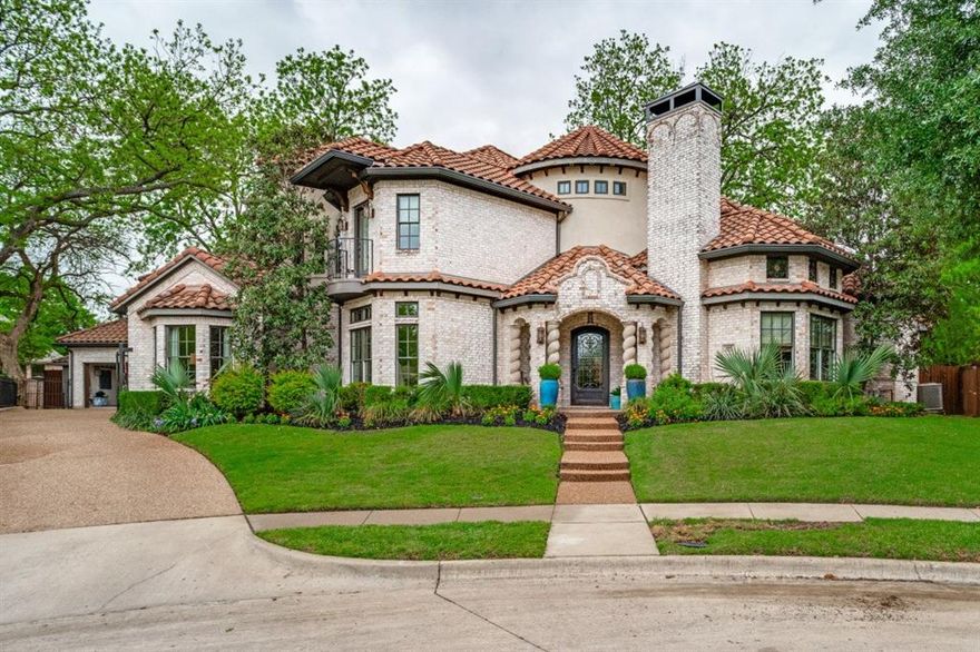 Nestled in the heart of coveted Brookside at Winding Creek, 3505 Greystone Ct is a striking 5,488-square-foot Tuscan-inspired residence that pairs timeless architecture with a truly elevated lifestyle. Behind the beautiful facade and manicured landscaping, the home unfolds with a grand 2 story foyer, 4 spacious bedrooms, four-and half baths, a private study with staircase that leads to a workout room. Expansive sunlit living and dining spaces, gameroon, plus media are designed for both grand entertaining and everyday comfort. Graceful archways, rich finishes,  5 fireplaces, and an open concept kitchen create warmth, sophistication, and effortless flow throughout. What sets this home apart is the exceptional level of luxury woven into every detail. The chefs dream kitchen boast top of the line wolf appliance package with built-in Miele coffee maker. Beautifully hand scraped hardwoods and travertine floors  lead you throughout the home. Private primary suite located on the first floor, features a spa-inspired bath with jetted tub, separate shower, double vanities, and a grand walk-in closet. Wait until you see this gorgeous oversized-backyard. No need to leave your home when you have this built-in resort that features a two-tiered pool with slide, massive pergola, outdoor grill, covered patio with fireplace, and plenty of yard left to entertain your friends and family. Nothing has been overlooked in this one of a kind home including a doggy shower in the laundry room, and three car garage to top it off.  Do not miss this amazing home.
