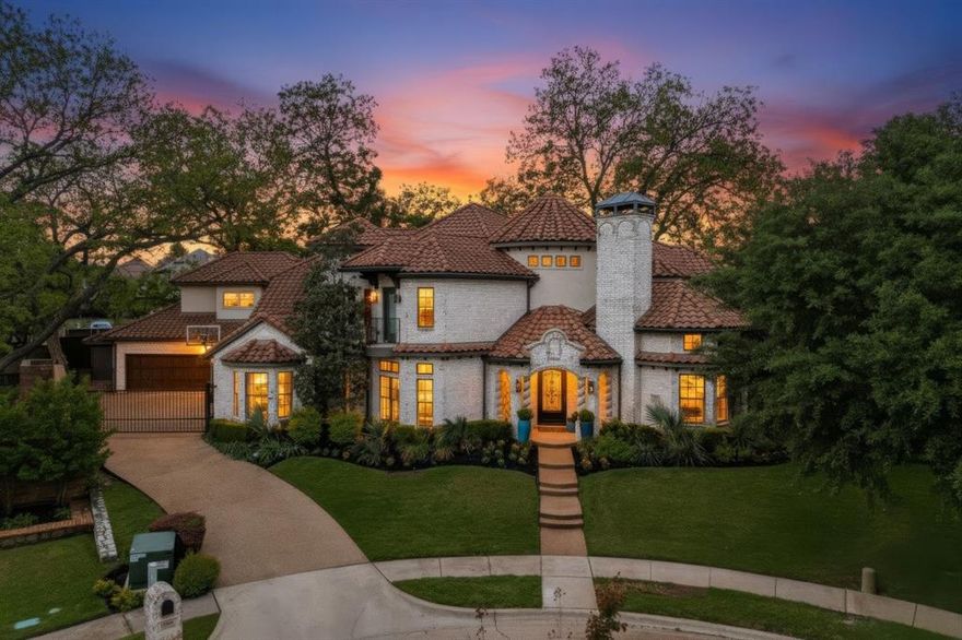 Nestled in the heart of coveted Brookside at Winding Creek, 3505 Greystone Ct is a striking 5,488-square-foot Tuscan-inspired residence that pairs timeless architecture with a truly elevated lifestyle. Behind the beautiful facade and manicured landscaping, the home unfolds with a grand 2 story foyer, 4 spacious bedrooms, four-and half baths, a private study with staircase that leads to a workout room. Expansive sunlit living and dining spaces, gameroon, plus media are designed for both grand entertaining and everyday comfort. Graceful archways, rich finishes,  5 fireplaces, and an open concept kitchen create warmth, sophistication, and effortless flow throughout. What sets this home apart is the exceptional level of luxury woven into every detail. The chefs dream kitchen boast top of the line wolf appliance package with built-in Miele coffee maker. Beautifully hand scraped hardwoods and travertine floors  lead you throughout the home. Private primary suite located on the first floor, features a spa-inspired bath with jetted tub, separate shower, double vanities, and a grand walk-in closet. Wait until you see this gorgeous oversized-backyard. No need to leave your home when you have this built-in resort that features a two-tiered pool with slide, massive pergola, outdoor grill, covered patio with fireplace, and plenty of yard left to entertain your friends and family. Nothing has been overlooked in this one of a kind home including a doggy shower in the laundry room, and three car garage to top it off.  Do not miss this amazing home.