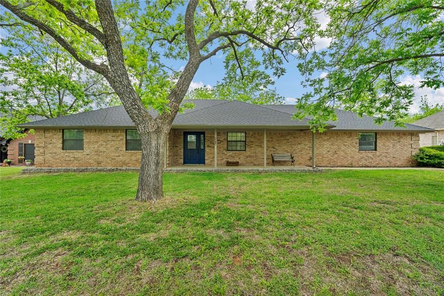 Priced to sell! Welcome home to this 3 bedroom, 2 bathroom home located in the highly sought after, most prestigious golfing community of Pecan Plantation, a gated community offering around the clock 24 hour protection and security and world-class exclusive amenities including a country club, 2 airplane landing strips, 2 golf courses, tennis courts, stables, and more! The stunning open backyard sits on the 5th tee of the Nutcracker golf course and you will love watching the deer that come in the mornings and evenings to visit and hang out! You can watch them from the convenience of your open living room and cozy up next to the warm fireplace, that is perfect for those cold winter nights to relax and unwind. Located conveniently near grocery and shopping, this place has everything you need! Improvements last year include new roof put on in October 2025, new water heater, HVAC system, new flooring throughout and new toilets.