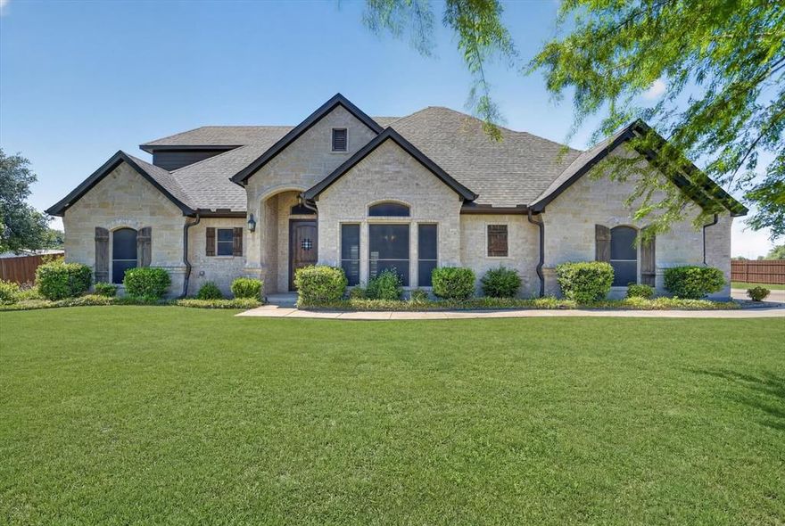 Beautifully updated 5-bedroom, 4-bath home on 1.5 acres in Lone Pine Estates with no HOA. Offering both privacy and functionality, the property features a gated entry, perimeter fencing, and added security features.
Inside, the open-concept layout includes a spacious kitchen with a large island, custom cabinetry, and granite countertops, flowing into a comfortable living area with a wood-burning fireplace. The home offers a primary suite on the main level, along with an additional upstairs suite—ideal for guests or multi-generational living.
Step outside to a backyard built for entertaining, complete with a PebbleTec diving pool, spa, outdoor kitchen, and fire pit. A large concrete pad provides space for RV or boat parking, in addition to a 5-car garage and extra parking.
The sellers have invested significantly in upgrades and improvements throughout the property. Please reach out for a complete list of updates and enhancements.