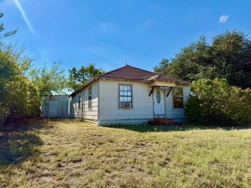 INVESTORS or FIRST TIME HOME BUYERS! This CUTE home with lots of space is for you!
Located on a paved county road, this charming 3-bedroom, 2-bath home features a split-bedroom layout, a spacious dining area, and a kitchen conveniently situated at the back of the home. The large 400± sq. ft. storage building offers endless possibilities—convert it into additional living space, a game room, home office, or studio. The shaded lot includes mature trees, a storage building, a well house, and a double carport, PLUS additional parking. With its convenient location and versatile spaces, this property offers great potential for investors, rental income, or first-time buyers looking to add value and make it their own. This one won’t last long—come see it today!
Excludes: Security cameras