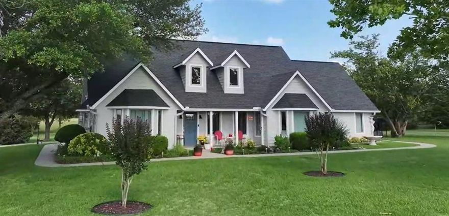 This property is loaded with amenities! The 6.5 acres is rolling hillsides, scattered trees, Sulphur Springs schools, shop building, 3 bay outbuilding, oversized carport, sidewalks, inground play pool, and nice landscaping that enhances this superbly maintained home that sports a roomy kitchen with island-eating bar, quartz countertops, plus all the kitchen appliances stay. This 4 bedroom, 2.5 bath home has a split bedroom setup, large dining area, built in desks, walk-in closets, walk-in shower, soaking tub, wood burning fireplace, Anderson windows, and equipped with a Generac generator! This property is ideal if you have kids or grandkids. (You can build treehouses and construct zip lines thru the trees also). Check the transaction desk for additional information and a nice letter from the current owners.