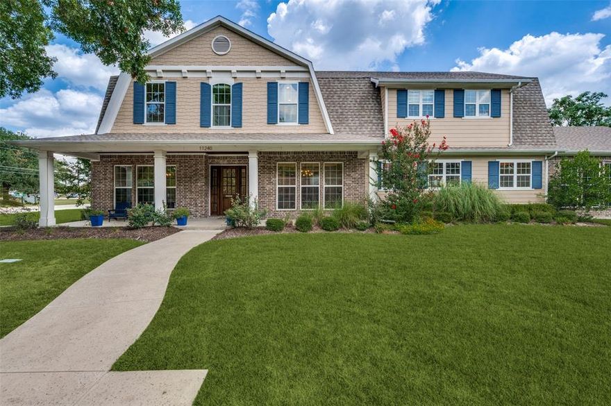 Welcome to your spacious retreat at 11240 Rosser Road. This 5 bedroom, 5.5 bath, stunning home, built in 2017, offers over 6,008 square feet of meticulously designed living space on nearly half an acre, featuring an ideal blend of elegance and modern functionality. Step inside to discover an expansive open-concept layout that effortlessly connects the large, gourmet kitchen and the inviting family room, perfect for entertaining. The kitchen is a chef's dream, with top-of-the-line appliances and ample counter space. The main floor features a tranquil primary suite, providing a private oasis with a large ensuite bath. An additional bedroom or guest suite and office space on this level offers the ideal setting for productivity and focus.   A separate craft or flex room provides endless possibilities for hobbies or additional workspace.  Upstairs, you'll find three generously sized bedrooms and baths, ensuring comfort and privacy for family and guests alike. Additionally, there’s a versatile game room, perfect for use as a media room or exercise room. There are laundry rooms on both floors for added convenience. The home boasts two walk-in attics and abundant storage throughout, accommodating all your needs. Outdoors, enjoy Texas summers in your private backyard oasis. The sparkling pool and outdoor kitchen, and pool bath make it the perfect gathering spot for family fun or quiet evenings. The property also includes a three car garage, offering ample vehicle space and additional storage. Located in the private school corridor, this home offers ample space and comfort as well as the convenience of exceptional educational opportunities nearby. All room sizes to be verified by the buyer.