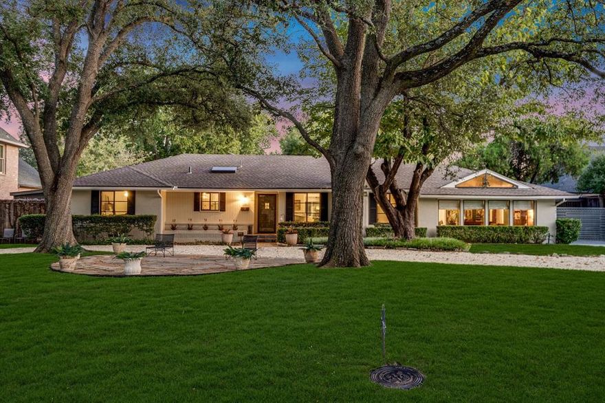 Situated in the prestigious Meadowood Estates of Preston Hollow, this one-of-a-kind property sits on a stunning ½-acre lot surrounded by beautiful mature trees, offering privacy, serenity, and timeless character. This unique luxury estate features a main residence with 3 bedrooms and 4 bathrooms, along with a pool house and two cabana-style guest casitas, perfect for extended stays, home offices, or creative studios.
Step inside to experience an inviting open-concept floor plan designed for both comfort and entertaining. The oversized kitchen serves as the heart of the home, offering generous counter space and room to gather. The primary suite, inspired by an Italian countryside hotel room, exudes warmth and romance with designer finishes and serene views of the lush surroundings. Every corner of the home reflects an eclectic blend of style and curated designer touches that make it truly one of a kind.
The backyard oasis is an entertainer’s dream, featuring a sparkling pool and spa, outdoor kitchen, and multiple lounging areas ideal for gatherings or quiet retreats. With no HOA, the possibilities are endless—add on, reimagine, or start fresh to create your dream home in one of Dallas’s most sought-after neighborhoods.
Located within the coveted private school corridor, this exceptional property provides easy access to top-rated schools, premier shopping, fine dining, and all that Dallas has to offer. Whether you’re seeking a move-in ready retreat or a rare opportunity to build a custom masterpiece, 4230 Valley Ridge in Meadowood Estates is truly a must-see.