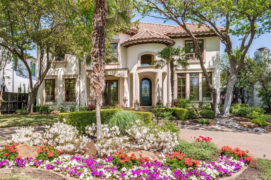 This stunning, updated University Park home, ideally situated in The Fairway, has just undergone a significant price reduction, offering a rare opportunity to own a luxurious residence at outstanding value. Spanning 6,051 square feet on a generous 71x160 lot, this home combines timeless sophistication with modern functionality.
Designed for both entertaining and everyday living, the home boasts soaring ceilings and a beautifully updated open floorplan that promotes effortless flow between expansive living, dining, and outdoor spaces. The result is a light-filled, welcoming environment ideal for both gatherings and daily comfort.
Key Features:
Updated gourmet kitchen with Viking appliances, overlooking a cozy family room with exposed wood beams and fireplace and backyard patio and pool.
Elegant, remodeled wood-paneled office with French doors—ideal for working from home in style
Three-car stacked garage offering ample space and storage
Resort-style outdoor living with fireplace, pool & spa, built-in cooking station, and a pergola-shaded sitting area
The main floor includes an isolated ensuite guest bedroom, formal dining room, and a sun-drenched living room with peaceful greenbelt views. Upstairs, the expansive primary suite offers a private balcony, a beautifully renovated spa-like bath, an oversized closet, and a personal beverage cooler. Three additional ensuite bedrooms, a spacious game room or living area, and a large home theater with beverage refrigerator complete the second level.
The third floor provides a versatile bonus room—perfect for a game room, lounge, or private retreat—with ample storage throughout. 
Cat-5 wiring ensures modern connectivity, and the location is unbeatable—just a short walk to restaurants, shops, parks, churches, and grocery store.
This home is a true standout in layout, design, and value. Don't miss an extraordinary opportunity to buy in one of University Park's most desirable neighborhoods—now at a newly reduced price.