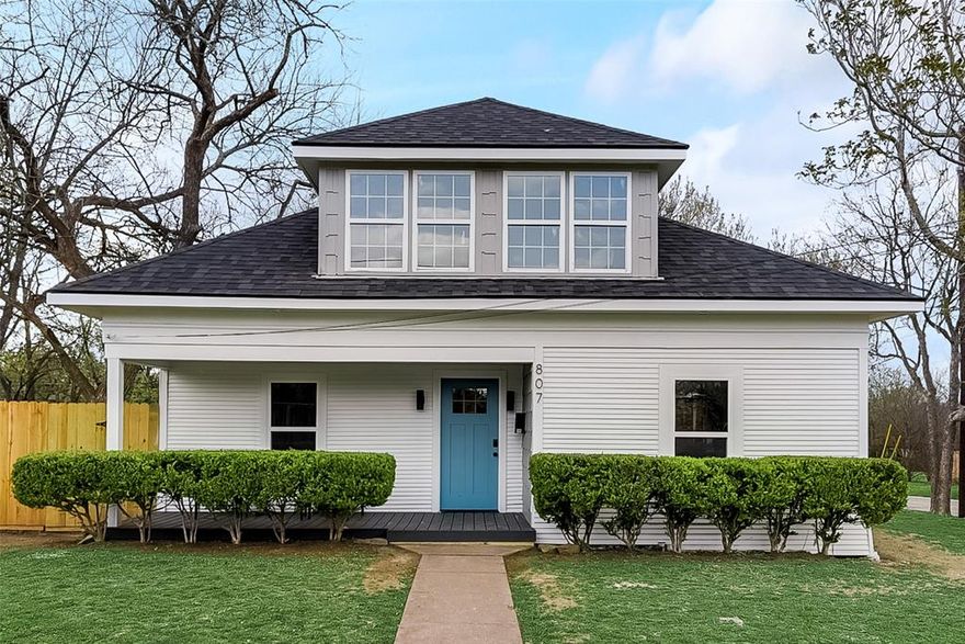 Historic Elegance Meets Modern Comfort – Walkable to Downtown McKinney

Step into timeless charm with this fully furnished, fully remodeled 1930s gem located in the heart of McKinney’s sought-after historical district. Just a short walk from the vibrant downtown square, this stunning 4-bedroom, 3-bathroom home blends original character with thoughtful modern upgrades.

From the moment you enter, you’ll notice the warmth of luxury vinyl plank flooring that flows throughout the entire home—durable, stylish, and perfect for everyday living. The natural wood-look shiplap accents along the staircase and dining area add a rustic touch that complements the home's rich heritage.

The open-concept kitchen shines with updated appliances, sleek countertops, and plenty of cabinet space. Whether you're hosting guests or enjoying a quiet morning, the layout is as functional as it is beautiful.

Retreat upstairs to a spacious primary suite featuring a spa-like en suite with a luxurious walk-in rain shower—your personal oasis after a long day. Each of the three full bathrooms has been completely renovated with modern finishes and clean, elegant design. All four bedrooms offer comfort and flexibility for families, guests, or a home office.

Additional upgrades include a newer roof and HVAC system, providing peace of mind and energy efficiency. With two stories of updated living space and a location that puts you steps from shops, restaurants, and local events, this home offers the best of McKinney living.

This property is available fully furnished, offering a true move-in ready experience with an acceptable offer.

Don’t miss your chance to own a piece of history with all the modern comforts. Schedule your private showing today!