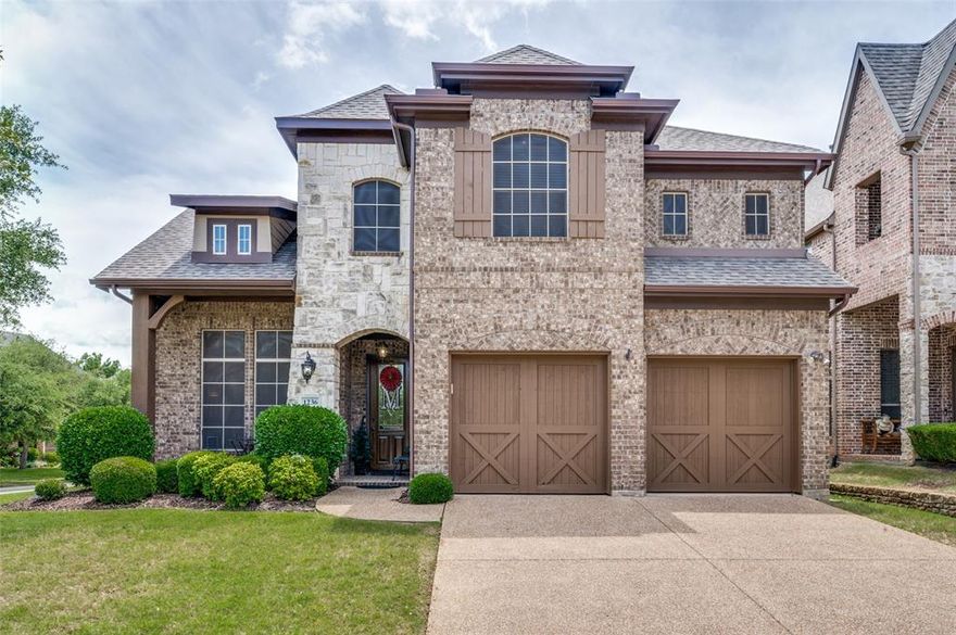 Fantastic home ideally situated in coveted Lantana where you'll enjoy community amenities including resort style pools, pickleball, tennis, state of the art fitness center, playgrounds, miles of scenic walking trails & walkability to schools. As you enter you'll see the extended two story foyer with iron spindle staircase & the private study with French doors. The formal dining room can accommodate large furniture and features a decorative window seat, built-in wine bar & easy access to the kitchen. The kitchen is a chef's delight with an abundance of counter space & large pantry. The kitchen flows to the family room that features a corner cast stone fireplace, two story ceiling & a generous wall for an entertainment center. The primary suite is downstairs. The primary bathroom offers a soaking bathtub, large walk in shower with rain head, cabinets with claw feet & a large walk in closet. Upstairs is a lofty game room, three spacious bedrooms & a full bath. Retreat to the backyard & enjoy the oversized covered patio where you can entertain year round. Large corner lot! Great location minutes from premier dining, shopping & access to major roads. This home has space in all the right places!