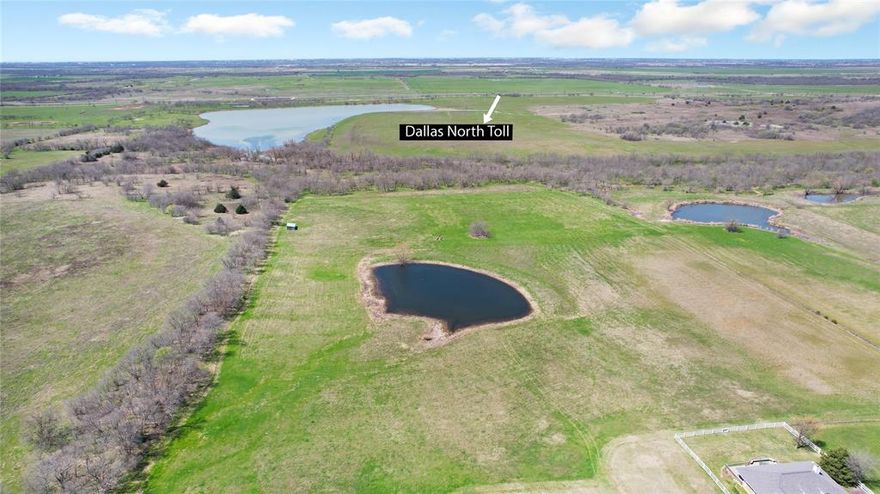 Over 40 acres of investment property in Celina Texas! Close to upcoming developments and just off of the Dallas North Tollway extension. Hold on to this property and use the adorable 3 bed 2 bath home for a rental or weekend retreat with stocked ponds and beautiful pasture land. Located  in a desirable area close to the metroplex in expansive town of Celina.  This property offers easy access to urban resources with its proximity to major roads and future infrastructure projects, this property is positioned for significant growth. Whether you're looking to build now or hold for future gains, this land offers a solid foundation for long-term investment success. All information deemed reliable but not guaranteed it is buyers responsibility to very any and all information.