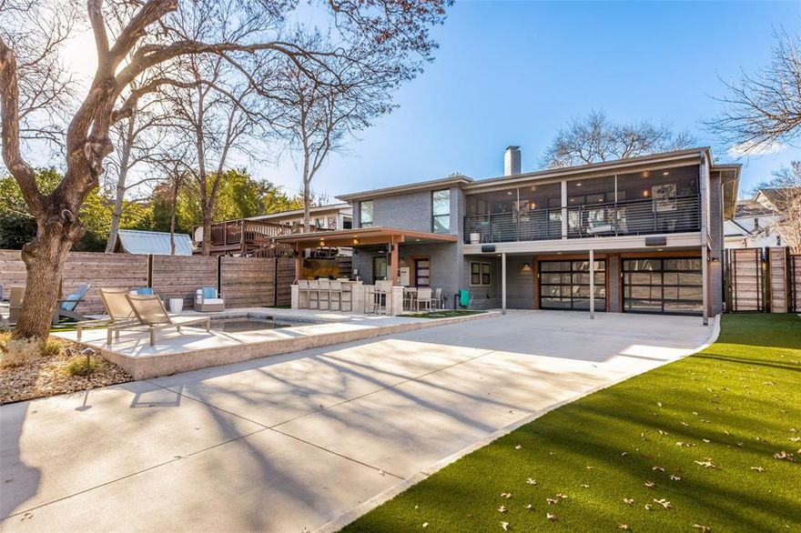 Rare Gem in the Heart of TCU! This stunning 3,360-square-foot residence on the bluff of Worth Hills blends modern luxury with thoughtful design, creating an ideal retreat for families, entertainers, and Horned Frog supporters alike. Fully renovated in 2023 (new HVAC, electrical and plumbing), the home offers a fresh, sophisticated feel throughout, beginning with a chef’s kitchen appointed with high-end finishes and generous workspace; perfect for everyday cooking or hosting gatherings.  With 3 spacious bedrooms and 4 beautifully updated bathrooms, the layout provides both comfort and flexibility. Home presents in like new condition and ready to move in.

The inviting screened-in porch extends the living space outdoors, opening to a show-stopping backyard completed in 2024. Designed for year-round enjoyment, it features an outdoor kitchen, sparkling pool, fire pit, and low-maintenance turf. The yard is fully fenced, accessible by alley, and secured by a drive gate for added privacy. A whole-house generator installed for added comfort and safety. 

One of the home’s most distinctive features is the speakeasy-inspired basement, complete with a custom wine bar—an atmospheric hideaway tailor-made for memorable evenings.

Whether you're seeking proximity to campus for an enrolled student or simply want a beautifully finished home with exceptional indoor-outdoor living, this property offers a rare combination of style, convenience, and character in one of Fort Worth’s most desirable locations.