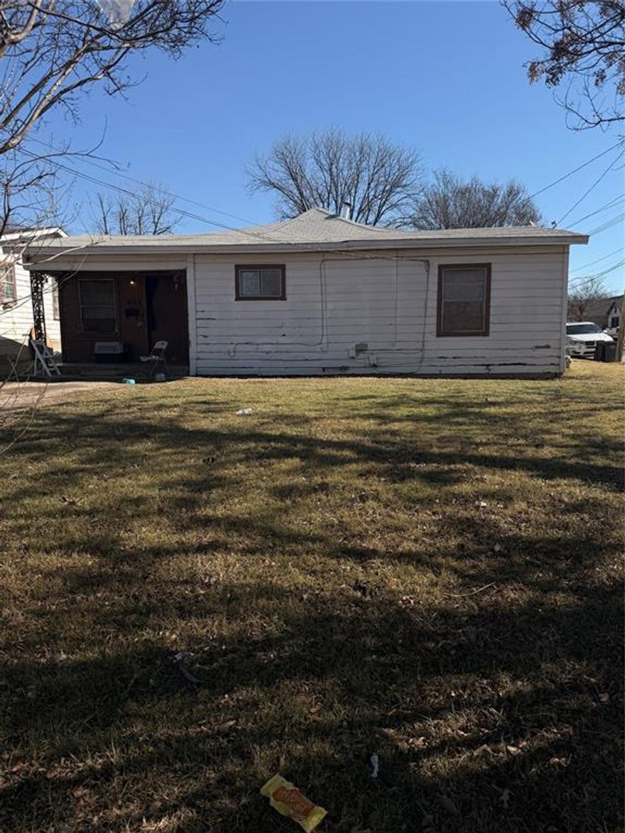 ** AS IS PROPERTY** Offers Submission Deadline: December 13, 2024 @ 5pm Central Time. **  and savvy buyers, don’t miss this rare opportunity to own a  couple of duplexes in a prime Fort Worth location! Situated at 2819 Village Creek Rd, this duplex property offers 4 bedrooms and 2 full baths, Additionally, separate in the back is 2 unit duplex apartment, further enhancing the income-generating potential. This duplex includes: 1-bedroom with a full  bath and a 2-bedroom with a full bath.  Downstairs offers a full-floor space currently used for storage, A perfect setup for  maximizing rental income as an addition to your investment portfolio. 
Only one unit is currently tenant-occupied. Each unit features a practical layout to meet tenant needs. While the property has not been updated, it presents great potential for those looking to renovate and add value over time. 
Conveniently located near major roads, schools, and local businesses, this duplex is perfectly positioned to attract long-term tenants or owner-occupants seeking affordability and space.

This property is being sold as-is, and no repairs will be made. Take advantage of this chance to secure an income-generating property with plenty of future possibilities. 

Scheduling must be a 24 hour notice.