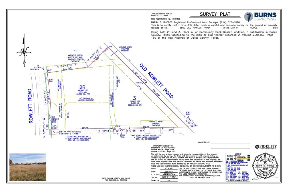 Community Bank Rowlett Add - Commercial Sale