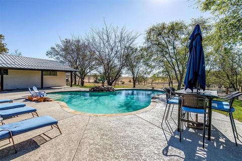 A home in Cleburne