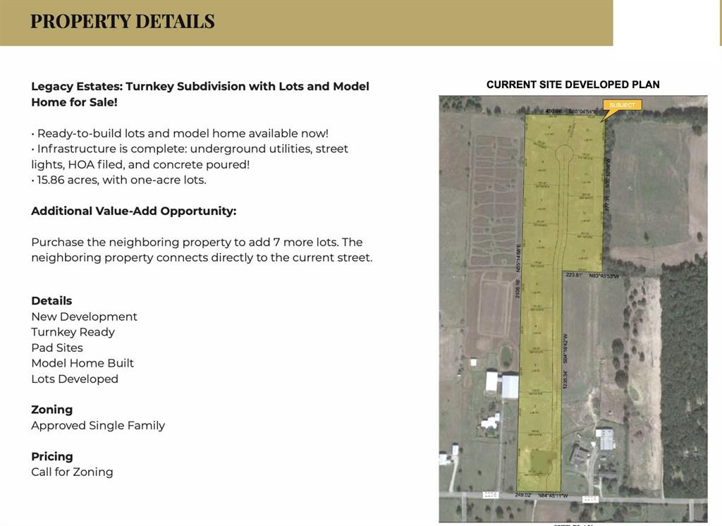 legacy estates - Land