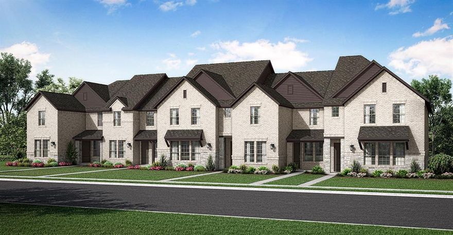 MLS# 21173466 - Built by Impression Homes - Ready Now! ~ This stunning 4 bedroom, 2.5 bathroom townhouse in the desirable Creekshaw subdivision offers modern living with a traditional touch. Spanning 2,368 square feet, this newly constructed home (2025) features four spacious bedrooms, two full baths, and one half bath, ensuring ample space for family and guests. The inviting layout includes two living areas and a dining area, perfect for gatherings.  The gourmet kitchen is equipped with quartz counters and a convenient island, ideal for both cooking and entertaining. Outdoor living is enhanced with a covered patio, ideal for relaxing evenings.  Situated within the Royse City ISD, this home is conveniently located near Fort Elementary, Ouida Baley Middle, and Royse City High School. This exceptional property is ready for its new owners.