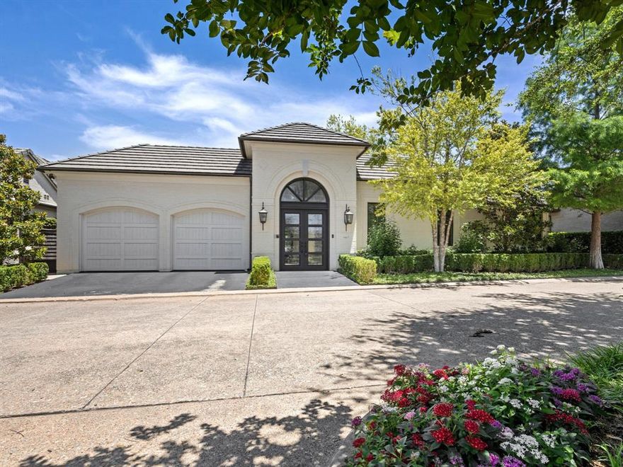 Exquisite garden-patio home in this pestigious Westside gated community of Westover Square. Spacious open concept living area with soaring ceilings, hardwood floors, butler's pantry with silver cloth cabinets, walls of storage closets and a 2-car garage under heat and air. Designer kitchen with commercial grade appliances, island, wine refrigertor. Study has Venetian plaster walls and opens to the kitchen. Gas fireplace in living rooms is flanked with custom cabintry. 2 bedrooms down includes the large primary. One bedroom-gameroom with bath up. Charming outdoor Casita with 1 bedroom, bath. Each bedroom has large closet and solid surface bathroom counters. Primary bath has dual sinks, tile floors, heated towel rods, steam shower. All shades throughout the home are electronically controlled. Large covered rear patio has built-in grill and looks out onto vintage trees and forest greenery. This home is a joy to show.