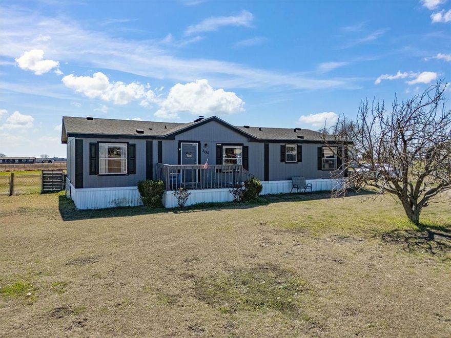 Welcome to 3155 Shady Creek Circle-- a charming 3-bedroom, 2 bath home built in 1998 offering 1456 square feet of comfortable living space on a generous one-acre lot. The property provides the perfect blend of room to roam and ground mounted solar panels to help reduce energy costs. The roof was recently replaced giving added peace of mind. With ample outdoor space for gardening, recreation, or future improvements, this home offers both functionality and potential. A great opportunity for those seeking space, efficiency, and affordability in a serene setting.