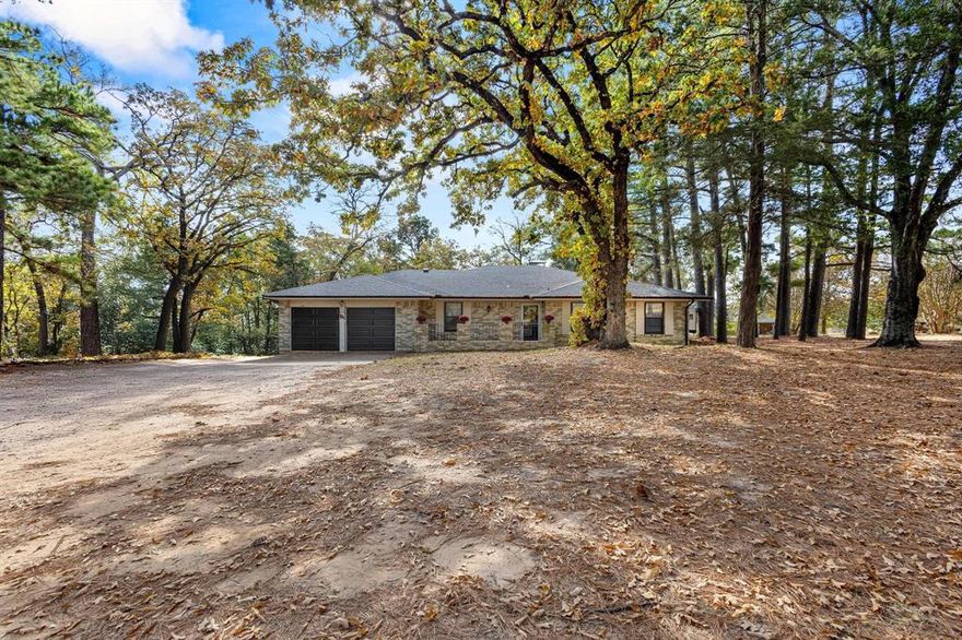 Nestled on 3.75 beautiful and serene acres, this charming 3-bedroom, 2-bath ranch-style brick home offers the perfect blend of modern updates and peaceful country living. Recently remodeled, the home features a new roof, updated HVAC, and new hot water heater for worry-free ownership.
The inviting kitchen is designed for both style and function, showcasing granite countertops, updated stainless steel appliances, and a beautiful farm sink. Refrigerator, washer and dryer are included.  Rustic farmhouse touches throughout the home include shiplap walls, custom ceilings, and farm-style pocket doors, creating a warm and welcoming atmosphere.  Step outside to enjoy the tranquility of the property from the large back deck, overlooking a spacious yard surrounded by mature trees. A concrete pad with a 50-amp plug is ready for your RV or camper, perfect for guests or weekend getaways.  Experience the best of country living with modern comfort—just minutes from town, yet surrounded by peaceful nature and open space.