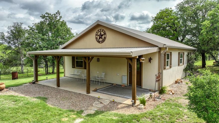 Live, Earn, and Grow, All in One Property!
Opportunities like this are hard to find. Sitting on 3.44 beautifully maintained acres in highly sought-after Santo ISD, just outside city limits, this one of a kind property is built for multi-generational living, rental income, or a home based business. With three separate living spaces, the possibilities are wide open. The main home 1,991 sq ft offers a spacious layout with 2 bedrooms, 2 bathrooms, a large living area, utility room, and an oversized game room perfect for entertaining or easily converting into additional living space. Enjoy quiet evenings under the covered patio and the convenience of a covered carport. The second home 840 sq ft is fully equipped with 2 bedrooms, 1 bath, full kitchen, utility room, and inviting covered porches. Whether used for rental income, extended family, or guests, it’s completely move-in ready. An added bonus outdoor shower for that true country feel. The charming cottage 144 sq ft provides a private retreat ideal for guests, an office, or creative space. For work or hobbies, the 30x40 foam insulated shop with a 20x15 office and bathroom is a standout feature perfect for running a business, storing equipment, or creating the ultimate workshop. The property is set up for flexibility with co op water and well water, adding efficiency and value. Location seals the deal conveniently positioned between Stephenville, Granbury, Mineral Wells, and Gordon, giving you quick access to dining, shopping, and medical facilities while still enjoying peaceful country living. Whether you want to live in one home and rent the others, create a family compound, or run your business from home this property delivers. Don’t miss your chance to own a truly versatile property with income producing potential schedule your showing today!