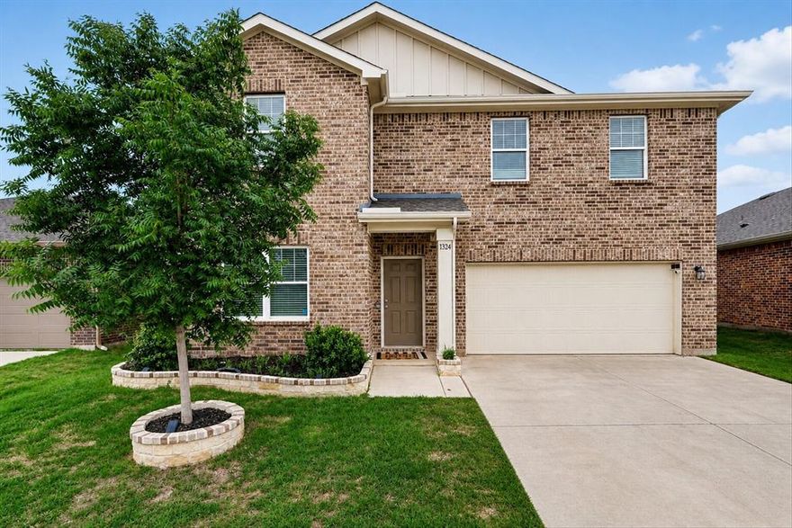 Beautifully maintained 2022-built home located in the highly sought-after Northwest ISD (NISD)! This spacious 2-story home looks and feels like brand new construction, offering 4 bedrooms, 2.5 bathrooms, a versatile loft, and an open-concept layout designed for both everyday living and entertaining.

The kitchen features granite countertops, white cabinetry, stainless steel appliances, a large island with seating, and abundant storage space. It flows seamlessly into the dining and family room areas, creating a bright and welcoming atmosphere filled with natural light.

The oversized primary suite offers a relaxing retreat with a spacious ensuite bath, dual sinks, walk-in shower, and large walk-in closet. The additional bedrooms are generously sized, while the upstairs loft provides the perfect flex space for a game room, office, media room, or second living area.

The backyard is ideal for entertaining, featuring a covered patio and plenty of green space for gatherings, pets, or family activities.

Throughout the home, you’ll find modern finishes, neutral tones, and a clean, contemporary design that has been exceptionally cared for. Conveniently located near major highways, shopping, dining, and schools within Northwest ISD.

This move-in-ready home combines comfort, style, and functionality while offering the feel of a brand-new home without the wait. Schedule your private showing today!


Information deemed reliable but not guaranteed. Buyer and buyer’s agent to verify all information including, but not limited to, measurements, schools, taxes, HOA, and property details.