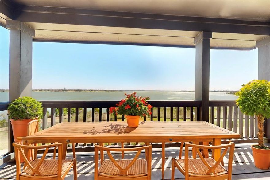 Beautiful Lakefront New Home!!! Two Story, 4 Bedrooms, 3 full bathrooms, study, 2 living areas, 2 story, balcony overlooking lake, Stainless steel appliances(include Fridge, Dishwasher, Gas cooktop, oven, built in microwave)  quart counter tops, washer and dryer, move in ready, ceiling fans, master bathroom has a separate tub and shower, electronic garage opener with remotes, fenced in yard and breakfast bar!