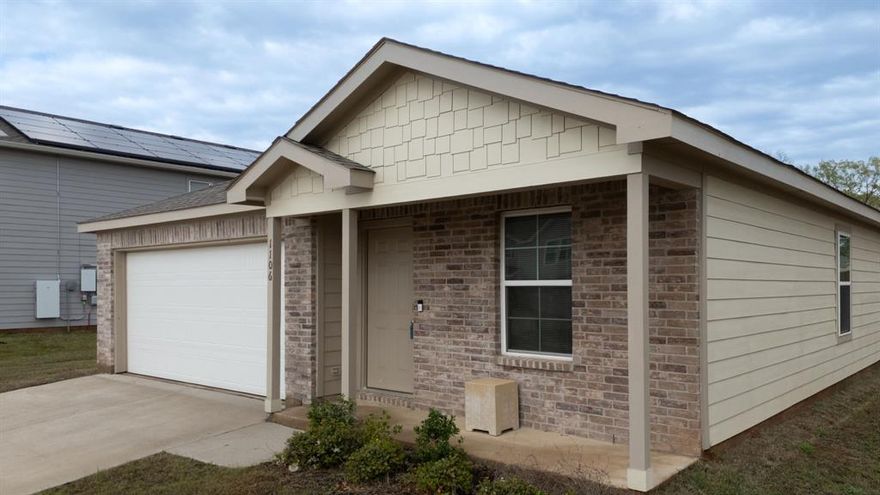 This delightful dream home featuring 4-bedroom, 2-bath home offers the perfect blend of modern convenience and serene countryside charm, complete with a spacious 2-car garage. Nestled in a quaint neighborhood, this property boasts a welcoming ambiance and is framed by lush tree lines providing a sense of tranquility and privacy. Step inside to an inviting open floor plan that seamlessly connects the living, dining, and kitchen areas, creating an ideal space for entertaining and everyday living. The living room is adorned with wood-look vinyl flooring, offering both durability and an elegant aesthetic that flows throughout the home. Large windows infuse the space with natural light, enhancing the warm, inviting atmosphere. The kitchen is a chef's delight featuring modern appliances, ample cabinetry, and generous counter space. Whether preparing a gourmet meal or a quick snack, this kitchen meets every need with style and efficiency. The home's design thoughtfully separates the bedrooms for maximum privacy. The primary suite is a serene retreat, complete with a spacious en-suite bathroom featuring double sinks and a large walk-in closet. The additional three bedrooms are generously sized, providing plenty of space for relaxation and rest. Outside, the property's interior lot offers a manageable outdoor experience, perfect for those who enjoy low-maintenance living. The surrounding tree line adds a touch of nature's beauty, making it an ideal setting for outdoor activities or quiet moments in the fresh air. Located in a small, neighborly community, this home offers the best of both worlds with urban amenities just a short drive away in a peaceful setting. This move-in-ready property is a must-see for those seeking a perfect balance of convenience, space, and comfort. Schedule your visit today and envision your future in this charming Chandler haven.