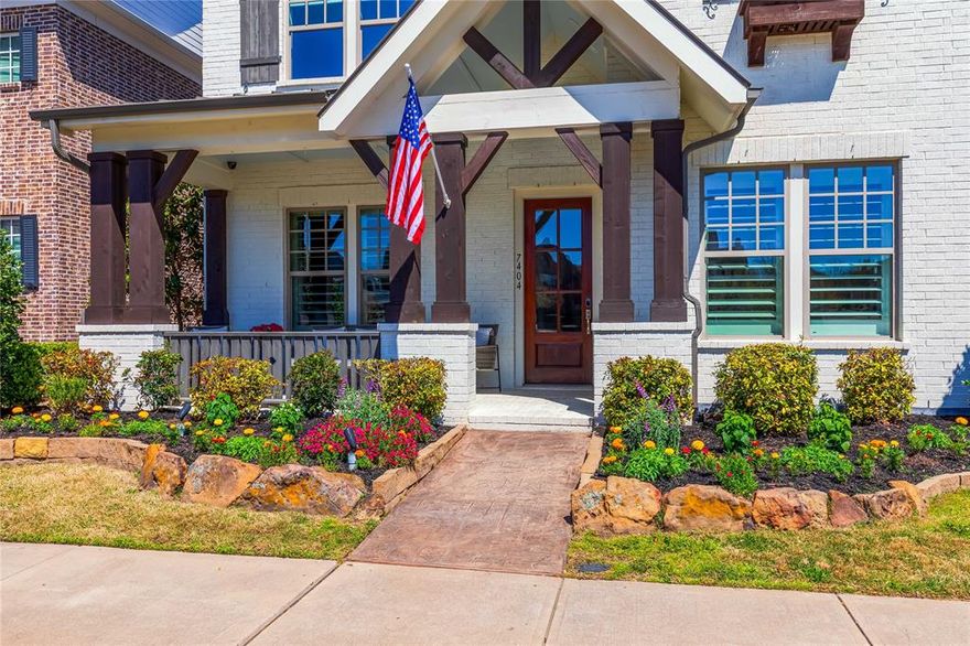 Welcome to this meticulously maintained, former David Weekley model home, nestled in the highly sought-after Tucker Hill community of McKinney. Bathed in natural light, this home features a spacious open-concept layout, perfect for entertaining. The large gathering porches at both the front and rear offer ideal spaces for outdoor relaxation.
Inside, the living, kitchen, and breakfast rooms flow seamlessly together, creating an inviting atmosphere. The living room is highlighted by a custom ship lap ceiling, adding character and warmth to the space. An office provides a flexible area that can easily serve as a den, depending on your needs.
The first-floor primary suite offers a peaceful retreat with plenty of room to unwind. Upstairs, you’ll find a game room along with three additional bedrooms, ensuring space for family, guests, or hobbies. Numerous upgrades throughout the home enhance its appeal, making it move-in ready and stylish. The garage has been thoughtfully designed and could easily be configured to accommodate a third car, providing plenty of storage and parking options. Enjoy the beauty of the Tucker Hill community, with tree-lined streets and a warm, welcoming atmosphere. Please note that Collin CAD has an inaccurate SF measurement. This listing has been updated with the correct SF and a new price to reflect.