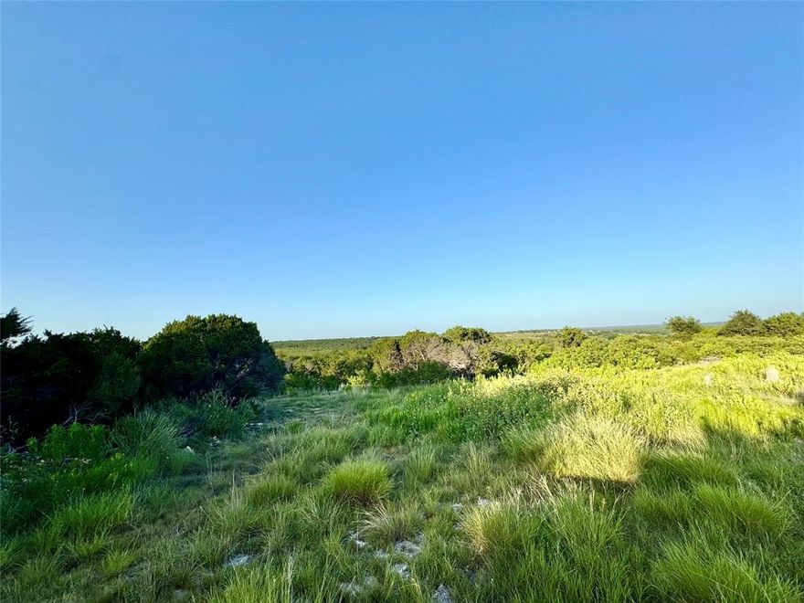 Looking for the perfect piece of land to build your forever home, one that offers both privacy and breathtaking views? This 2.2-acre lot in the highly sought-after Glen Rose ISD is a rare find. Perched in a prime location, this property offers multiple potential build sites, each with its own unique vantage point to take in sweeping views for miles.
Tucked away from the road, the land feels peaceful and secluded, making it ideal for those seeking a quiet retreat or a private homestead. Whether you're planning to build your dream home, add a shop, or both, this versatile property provides the space and setting to bring your vision to life.
Electricity is already connected, and water is available at the road—saving you time and money as you plan your build. Don’t miss the opportunity to own a scenic slice of Texas countryside in one of the most desirable school districts around.