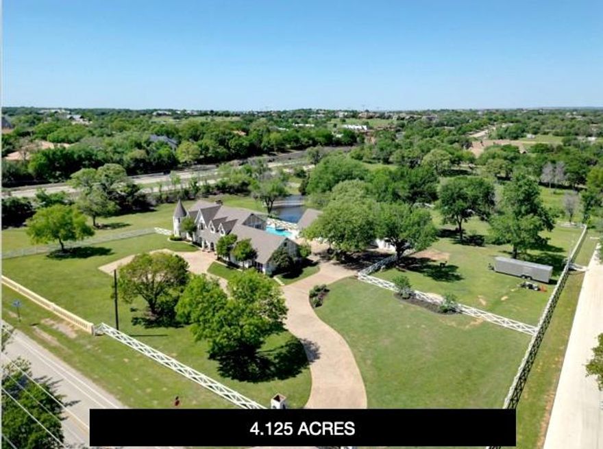 4.15 gorgeous acres with pastures located in the heart of Southlake and only minutes from Vaquero*French Country Design*Remodeled and updated*Located on a picturesque setting w pool,spring fed pond, gazebo, extensive white wood fencing & immaculate grounds*Pond irrigates the lawn*Cross fenced*Bring your horses and livestock*No deed restrictions*Don’t miss the baby goats, emus, ostrich, snow geese & chickens*50’s Theme Diner room attached to 4 garage*Detached work shop or hobby room*Outdoor kitchen w 53 Viking BBQ, Viking warmer, ice maker & Uline fridge*PREMIUM LOT, PREMIUM TOWN, PREMIUM AREA*Quartz counters throughout home*7 bedrooms*4 full baths*2 half baths*2nd master on 2nd level*Master & guest bedroom on 1st level*3 fireplaces*Guest apartment attached to main home w private living, kitchenette & bedroom (washer-dryer connections too)Turnkey*Kitchen remodeled in 2020, Viking 6 burner range w 2 ovens & 2 griddle burners*Viking double built in fridge-freezer*Carroll or Keller ISD*I