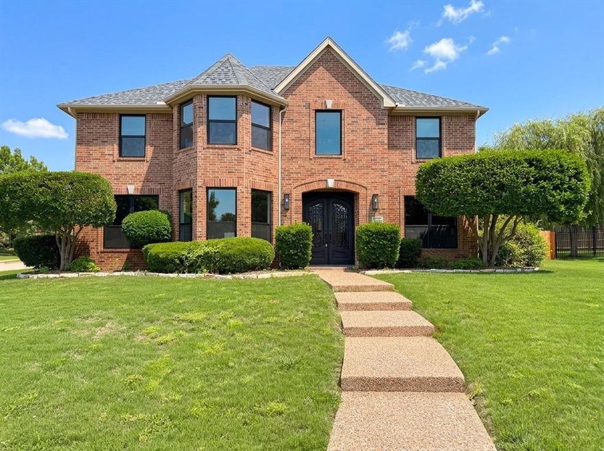 This charming 4-bedroom home, located in the desirable Forest Lakes neighborhood offers the perfect combination of space, style, and comfort. As you step inside, you are greeted by durable new oak-style LVP flooring that flows uniformly throughout the entire home, creating a warm and inviting atmosphere. The open-concept layout features spacious living and dining areas, ideal for entertaining. The modern kitchen is equipped with updated appliances, including an impressive oversized built-in refrigerator, and gorgeous new Taj Mahal countertops. The generous lot provides ample room for outdoor activities, gardening, or room for a pool. This fully-updated home also includes new HVAC units and a new water heater. The home is conveniently located near top-rated schools, shopping, dining, and easy access to major highways, making it a prime location for both comfort and convenience. Seize this opportunity to own this stunning property in one of Keller’s most sought-after communities today!