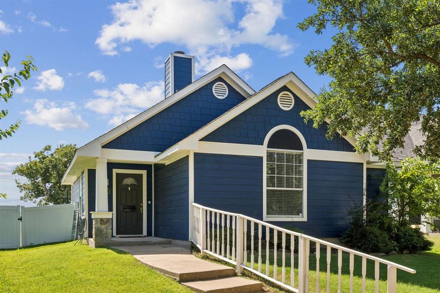 Discover the charm of this elegant cottage-style home boasting 2 bedrooms and 1 bathroom, nestled in the highly desirable Providence Village. Just moments away from Providence Elementary, this Cape Cod-style residence is part of a meticulously planned community, complete with a host of sought-after amenities. The property offers easy access in and out of the neighborhood for your convenience.

Step inside to find beautiful lvp wood flooring throughout the common areas and bedrooms, creating a warm and inviting atmosphere. This home is perfectly sized, providing just the right amount of space to relax or entertain. The private backyard is ideal for hosting gatherings, while the rear entry driveway leads to a spacious 2-car garage.

Only minutes from shopping, dining, and entertainment options, with quick access to Highway 380 for easy travel, this location has it all. Enjoy the community's outstanding features, including swimming, jogging paths, fishing spots, walking trails, and so much more. Don't miss your chance to own this stunning gem in a thriving community—all for under $250,000!

All information is considered reliable, but not guaranteed.  Buyer and buyer's agent to verify all information in MLS or website, including but not limited to schools, square footage, HOA and taxes.