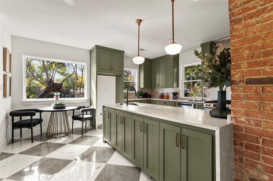 Step into a home that instantly feels special—where timeless luxury meets effortless modern living. This beautifully reimagined three-bedroom, two-bathroom sanctuary spans 1,688 square feet and makes a striking impression from its prominent corner-lot setting.
Inside, a complete renovation elevates every detail. The chef’s kitchen showcases exquisite leathered Taj Mahal Quartzite, refined sage shaker cabinetry, and elegant designer tilework—creating a space that’s as functional as it is striking. Throughout the home, premium finishes and meticulous craftsmanship define a new standard of contemporary luxury.
Peace of mind comes built in with brand-new PVC plumbing, a new roof, and an upgraded electrical panel—major investments that ensure effortless, worry-free living.
Situated minutes from the vibrant Bishop Arts District, this home offers unparalleled access to award-winning dining, boutique shopping, and the 

charming urban ambiance that defines one of Dallas’s most desirable neighborhoods.
Perfect as a primary residence or an exceptional investment opportunity, this turnkey property delivers luxury, location, and lasting value.

Note: Dallas County Appraisal District has already approved the parcel split, and the home will have its own tax ID beginning in the 2026 tax year. For 2025, taxes will be prorated based on the purchase price and the estimated taxable value of the home and Lot 10 only — not the former combined parcel. This results in significantly lower effective 2025 taxes for the buyer.