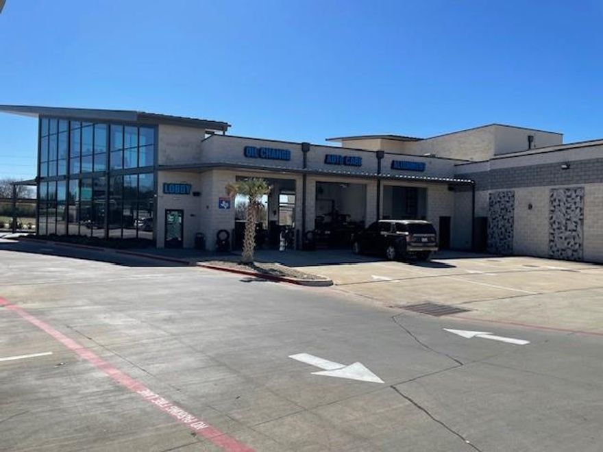 Explore The Bubble Zone Car Wash & Lube Center, located in Garland, Texas. This state-of-the-art property, opened in 2024, offers a unique car wash and service experience with environmentally friendly features. The center boasts a luxury waiting area with amenities such as a kids' playroom, coffee bar, and retail counter. In addition, the property includes six service bays for various auto services and a stylish private office above the wash tunnel. Designed by APDG Architects, the property's eye-catching look helped overcome initial obstacles during approval, showcasing its high-end appeal. The Bubble Zone Car Wash & Lube Center presents a lucrative investment opportunity in a prime location with a daily estimated 400 car washes and 135-feet-long conveyor. Don't miss out on owning this exceptional property with a successful track record, making it a must-see for investors looking to enter the car wash and service market.