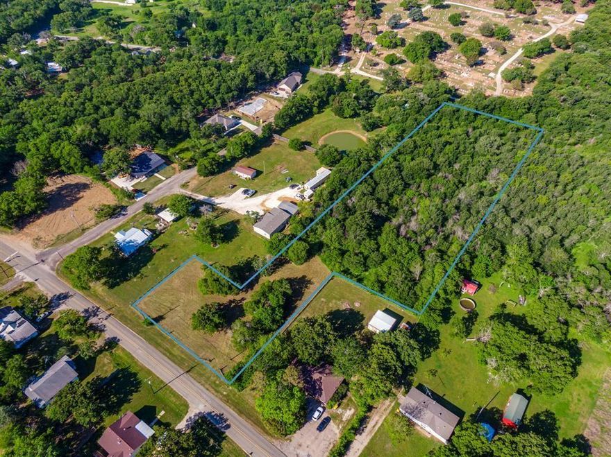 Small town charm yet heavily treed for seclusion plus sandy soil for your gardens or animals.  Come build your DREAM HOME on this beautiful 3.41 acres fabulously located 20 minutes from Cleburne for major dining-shopping-medical & the Chisholm Trail Tollway*10 minutes from I-35W leading to Fort Worth or Waco just  40 minutes either direction and ONLY 20 minutes from Buc-ee's in Hillsboro! The Covington ISD is conveniently located one block away.  Or a great opportunity for builder to develop.  Winter pictures are most current and show the new homes built just to south.  Don't wait too long, this quality small acreage with these conveniences are hard to find.