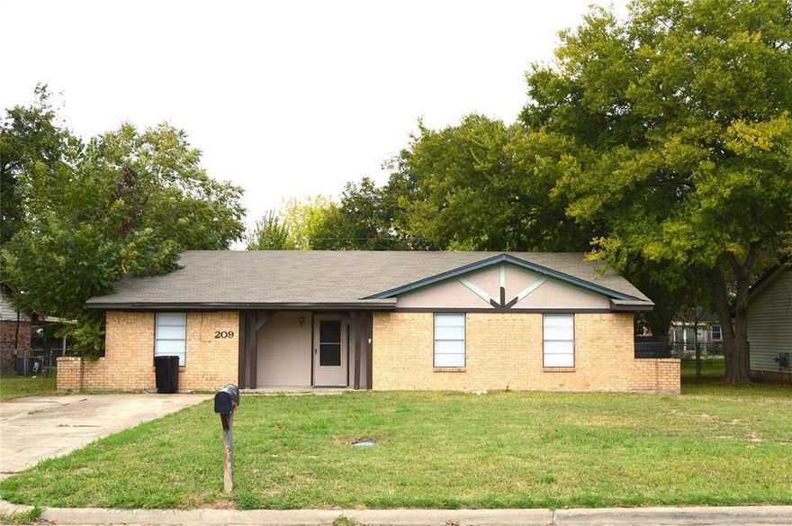 EXCELLENT LOCATION…easy access to Hwy 80 and Hwy 205, within minutes from schools, shopping, and restaurants. INVESTMENT PROPERTY...a cute brick home sits in a well-established neighborhood. Updates in 2022 were flooring, Paint, and HVAC. This area has provided a strong rental market. The family Room could be used as a 4th bedroom. The window unit that's in place is not connected or needed, it does have central heat and air throughout. No HOA! These pictures were taken in 2022 before the current tenant moved in. Their current lease expires October 31, 2026. Add this turn-key rental to your portfolio today!!