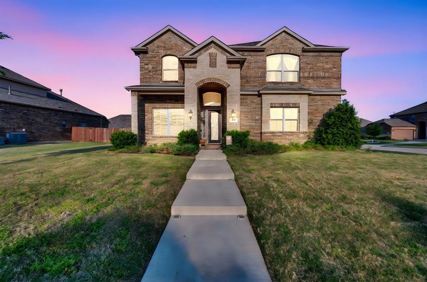 MOTIVATED SELLER! This home checks all the boxes—space, storage, location, and undeniable charm. Situated on a generous corner lot in the highly sought-after Midlothian ISD, this beauty offers the perfect blend of comfort and style. Boasting 4 spacious bedrooms, including a downstairs master suite for ultimate privacy, this home is perfect for families or multi-generational living. Upstairs, you’ll find 3 guest bedrooms, 2 full bathrooms, and a huge second living area, which can be the ultimate entertainment space. The formal dining room can easily serve as a home office or study, ensuring the space works for your lifestyle. The open-concept layout allows for easy flow from the kitchen to the living area, creating an inviting space that’s perfect for family dinners, holiday gatherings, or casual get-togethers. Bonuses include epoxy-coated garage and patio floors for a sleek, finished look! But that’s not all—this home comes with a dedicated home theater and gaming retreat. Imagine movie nights in your state-of-the-art theater, equipped with a 7.2 channel Dolby Atmos Klipsch Reference Premiere speaker system, powered by a Denon 1,500-watt receiver, and featuring a Samsung 82” 4K display with dual 12” subwoofers. The TV, speaker system, receiver, and cabinet that could possibly stay with the home—meaning you’ll have a ready-to-enjoy entertainment experience from day one. Whether you're entertaining or just enjoying family time, this home offers unmatched versatility, comfort, and style. Midlothian is known for its family-friendly atmosphere, small-town charm, and highly rated Midlothian ISD, making it an ideal location for raising a family. The community offers access to local parks, outdoor activities, and the convenience of being just a short drive from Dallas—giving you the best of both worlds. Don’t miss your chance to own this incredible, move-in-ready home in a thriving community. Welcome HOME!