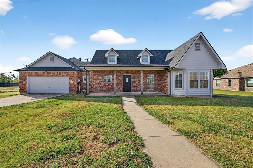 Welcome to 501 Harris Street, a beautifully updated home on a spacious .33 acre corner lot in the heart of Gunter. With fresh paint throughout, brand new luxury vinyl plank flooring, and a new roof, this all-electric residence offers stylish, worry-free living. The thoughtfully designed split bedroom arrangement provides privacy and comfort, featuring three bedrooms, two full bathrooms, and one half bath. Enjoy gathering in the open living area, complete with a classic brick wood-burning fireplace for cozy evenings.
The kitchen includes ample cabinetry and a sunny breakfast bar overlooking the living and dining spaces. As an added bonus, the seller is offering a $1,500 allowance towards a new microwave and dishwasher, making it easy to customize your kitchen to your taste.
Step outside to a large, fenced backyard with a dedicated dog run—perfect for pets, play, or entertaining. The attached two-car garage provides convenient parking and storage. Located close to schools, parks, and local amenities, with quick access to major highways, this move-in ready home combines comfort, convenience, and value. Schedule your showing today and start the next chapter at 501 Harris Street!