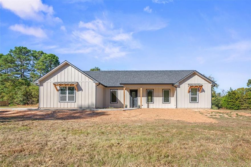 Welcome to 1370 County Road 1660 in Alba, Texas. This thoughtfully designed 3-bedroom, 2-bathroom home offers over 2,000 square feet of living space and sits on a full acre of land. The open-concept living room and kitchen, complete with high-end appliances, set the perfect stage for game days, entertaining, and cozy evenings staying in. With a split floor plan, a private primary suite awaits, complete with a roomy bath and walk in closet. This home has it all, the small town feel and easy accessible to local amenities but luxurious with plenty of room along with a private office area. Come see today!