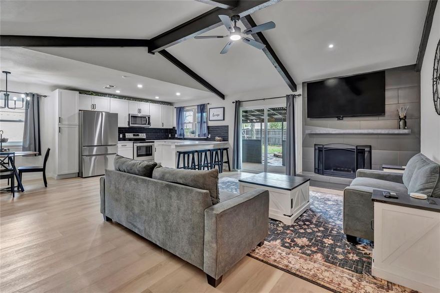 Step inside to find stylish finishes, updated fixtures, and a fresh, inviting design that creates a comfortable and functional living environment. The open living and dining spaces flow seamlessly, making it perfect for both everyday living and entertaining. The kitchen features updated finishes and ample space for gathering with family and friends.

The spacious primary suite offers a peaceful retreat, while the additional bedrooms provide flexibility for guests, family, or a home office.
Outside, enjoy a large backyard with endless possibilities—perfect for entertaining, gardening, pets, or simply relaxing under the Texas sky.

This home is fully staged and ready for showings, allowing buyers to easily envision themselves living in the space.

Conveniently located just minutes from shopping, dining, and entertainment, with quick access to major roads for an easy commute.

Don’t miss the opportunity to own this beautifully updated home in one of Burleson’s most convenient locations!