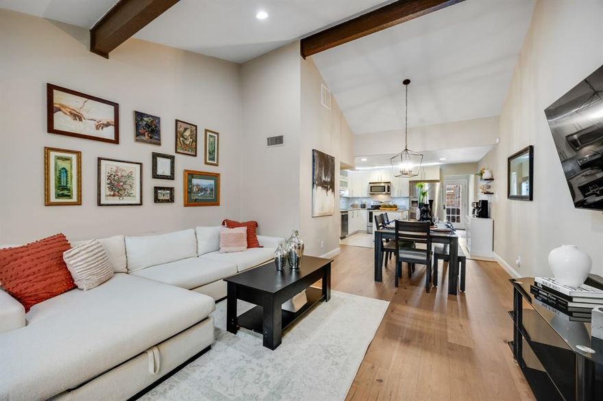 Welcome to 13644 Brookgreen Dr, a stylish and inviting single-story townhome that blends modern updates with everyday comfort. This 3-bedroom, 2-bathroom home has been thoughtfully refreshed and features brand-new engineered wood flooring and one of the best finish-outs in the area.

Step inside to discover a bright, open-concept living and kitchen area—perfect for entertaining friends, cooking together, or relaxing after a long day. The updated kitchen flows seamlessly into the spacious living room, creating a warm and welcoming atmosphere.

The oversized primary suite is a true highlight, offering plenty of space for a sitting area, large walk-in closets, and a beautifully updated bathroom with modern, spa-inspired finishes.

Enjoy your own private backyard, ideal for morning coffee, pets, or a weekend barbecue.

Located in an exceptionally convenient area of Dallas, you’ll have easy access to major highways, great shopping, dining, and entertainment—and you’re just a short drive from Downtown Dallas.

This home is perfect for first-time buyers, downsizers, or anyone looking for a stylish and low-maintenance lifestyle close to the heart of the city.

Don't miss out..