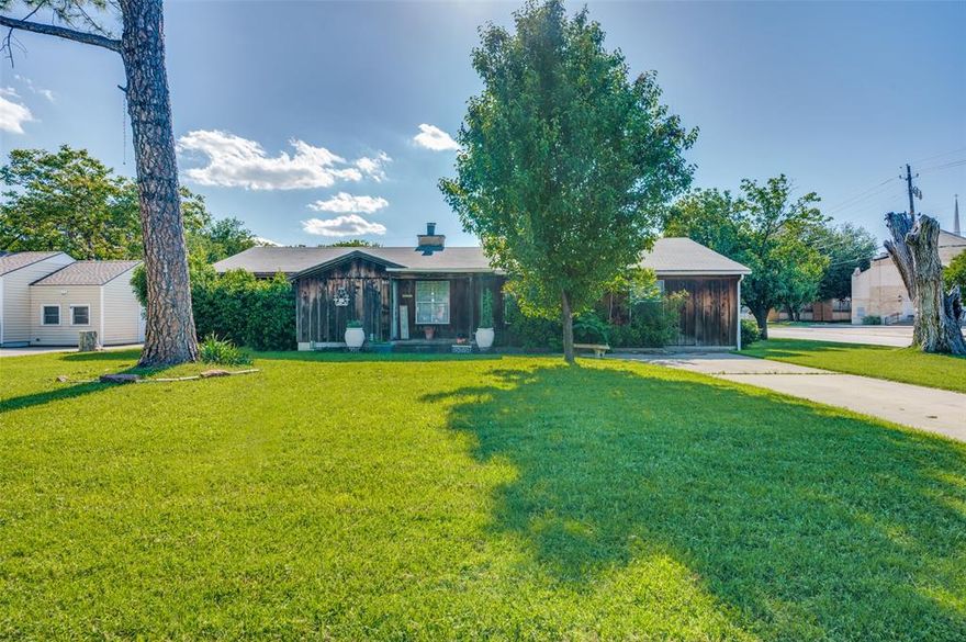 Look no further. This ranch style home has lots of rooms. The single car garage conversion gives lots of extra space to make with what you want. The tax records are wrong, it is really on a 3 bedroom. The 2 bonus rooms with no closets came from this conversion and you can make as bedrooms or make them into another office or more storage. There is a dining room, living room, office area, extra large eat-in kitchen, wood burning fireplace, and ceilings fans. The nicely built carport makes parking easy and close. The big backyard on this .297 acre property even has a lot to offer. Enjoy friends and family gatherings with ease with all this space. Not only is there lots of space and a covered deck, but there are double gate doors to access the yard if you need it for your utility vehicles, boats, R.V. etc. There are tenants until mid October so please keep that in mind with appointments and offers. All information is deemed correct but not guaranteed. Bring all offers